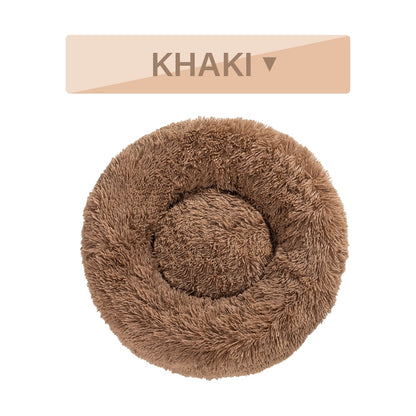 Cozy Donut Pet Bed — Calming & Washable