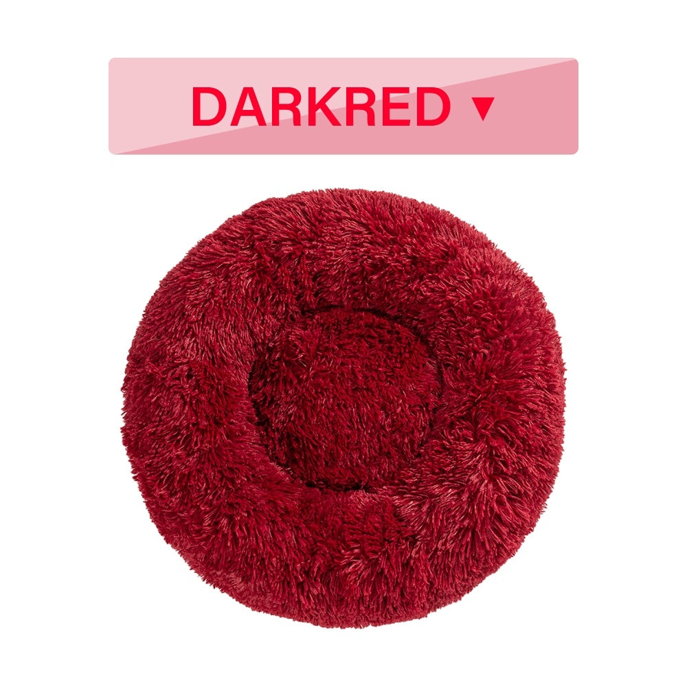 Cozy Donut Pet Bed — Calming & Washable