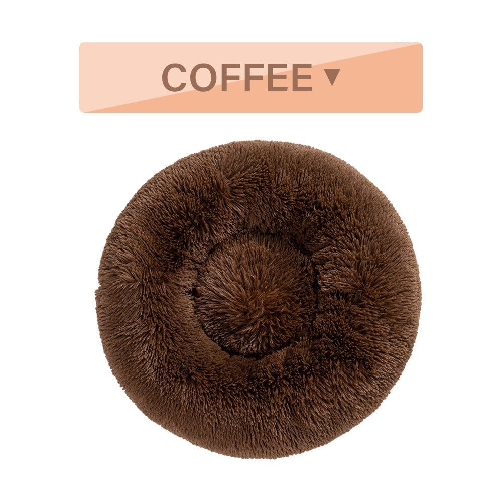 Cozy Donut Pet Bed — Calming & Washable