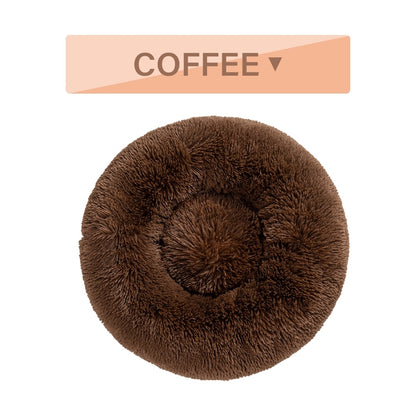 Cozy Donut Pet Bed — Calming & Washable