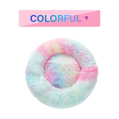 Cozy Donut Pet Bed — Calming & Washable