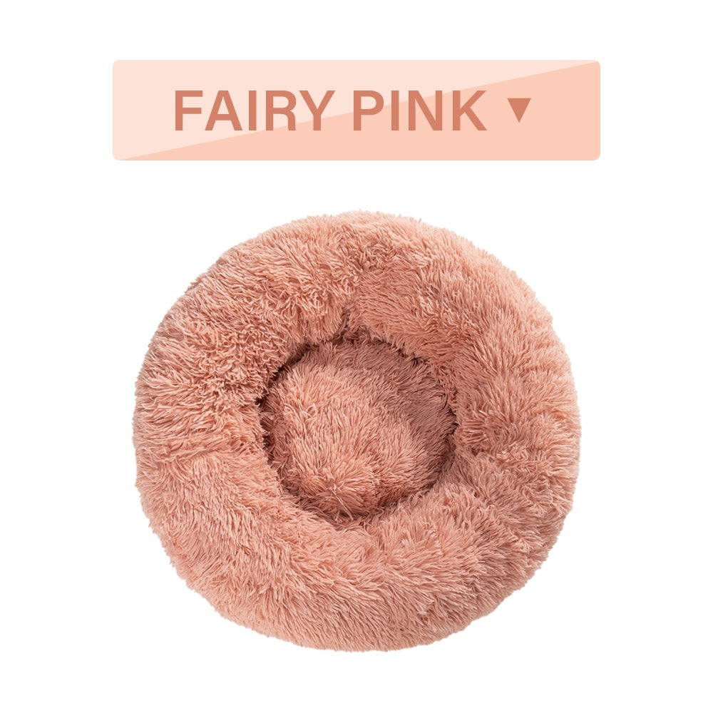 Cozy Donut Pet Bed — Calming & Washable